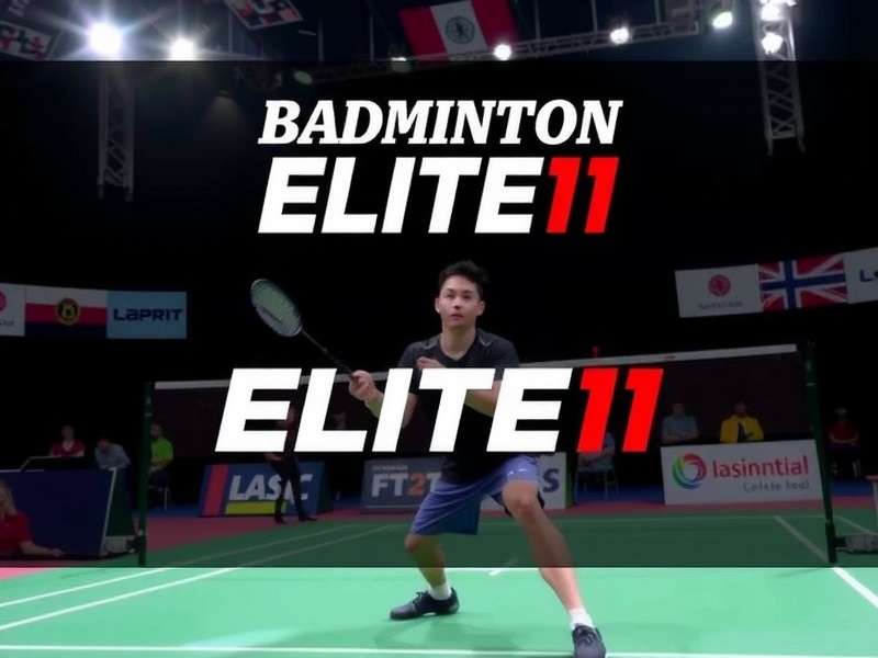 Badminton Elite11 - Official Game Artwork Badminton Elite11 Game Cover