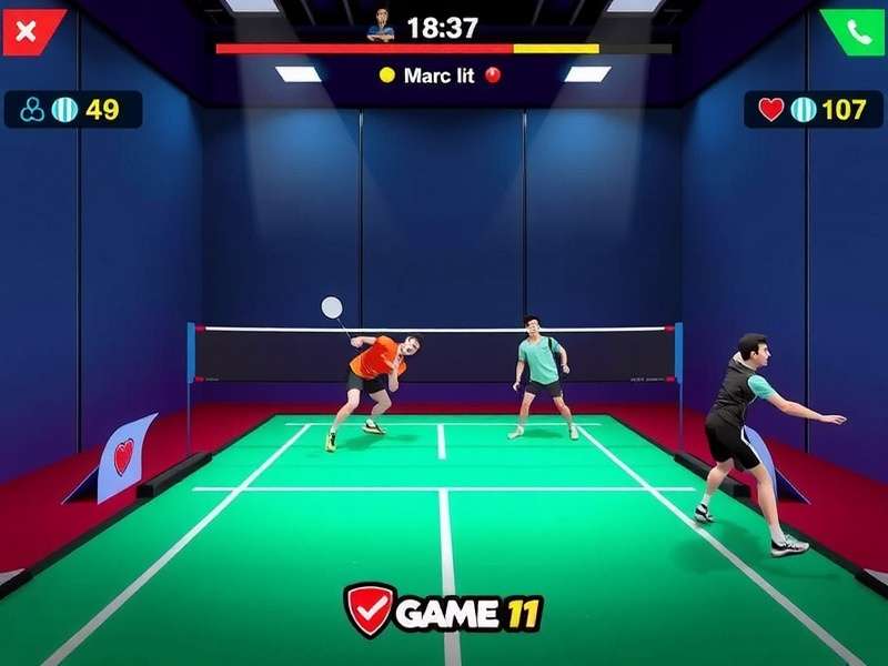 Realistic Badminton Physics in Badminton Elite11 Badminton Elite11 Gameplay